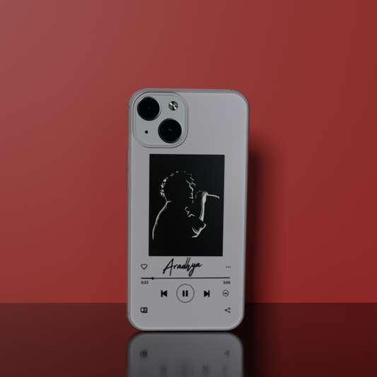 Aradhya Playlist - Soft Transparent Silicon Case