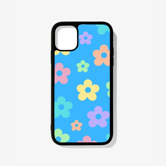 Pastel Daisy Glass Case