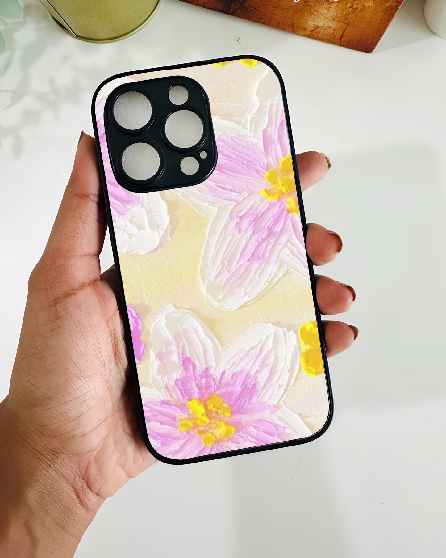 All Model White Floral case