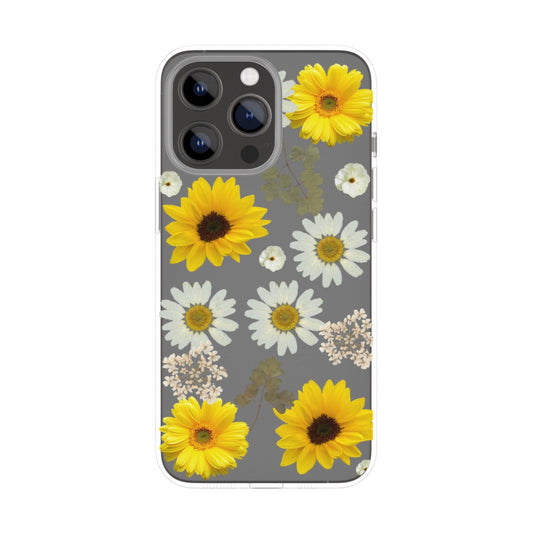 Vintage Flowers Clear Case