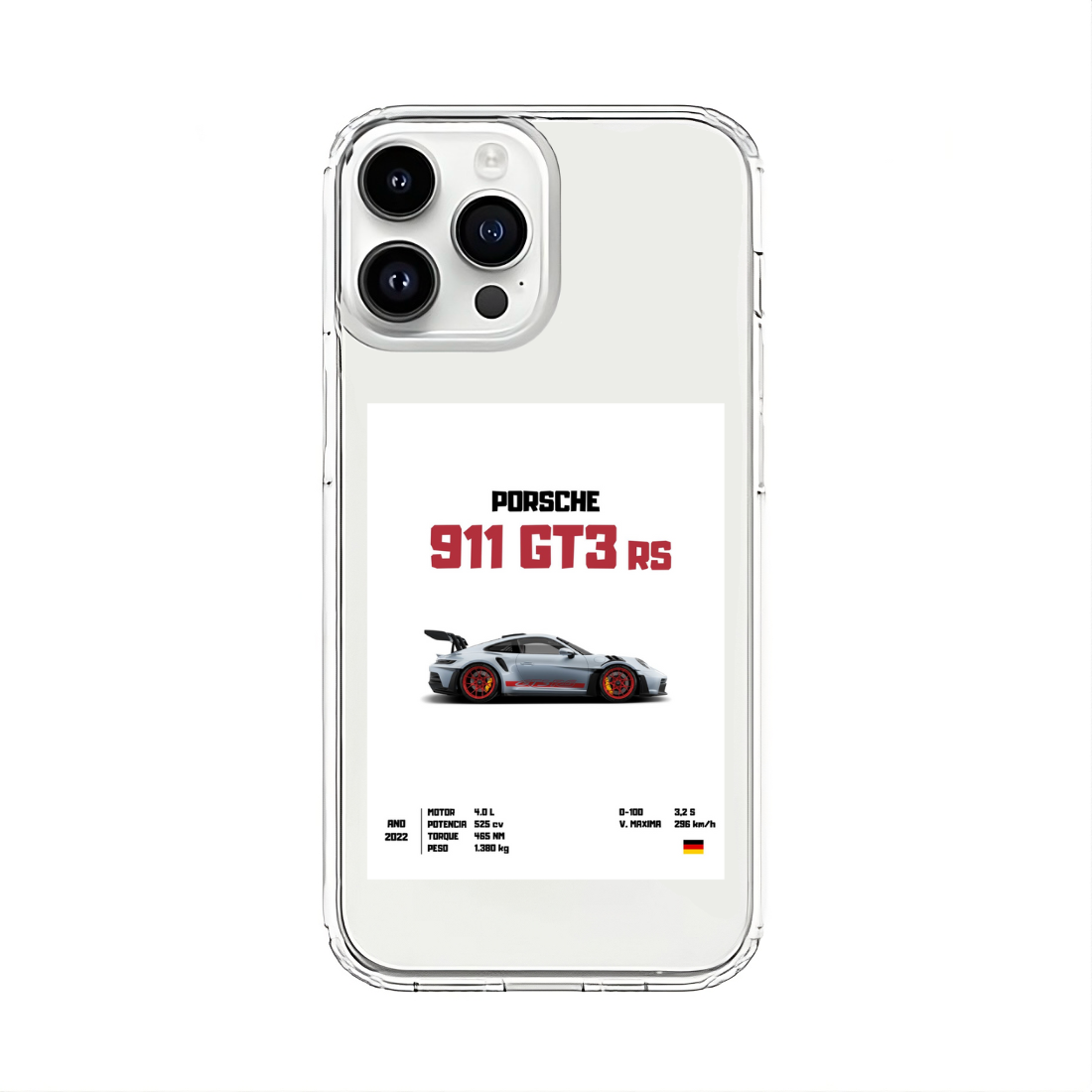 911 GT3 RS Sticker Case - Case On