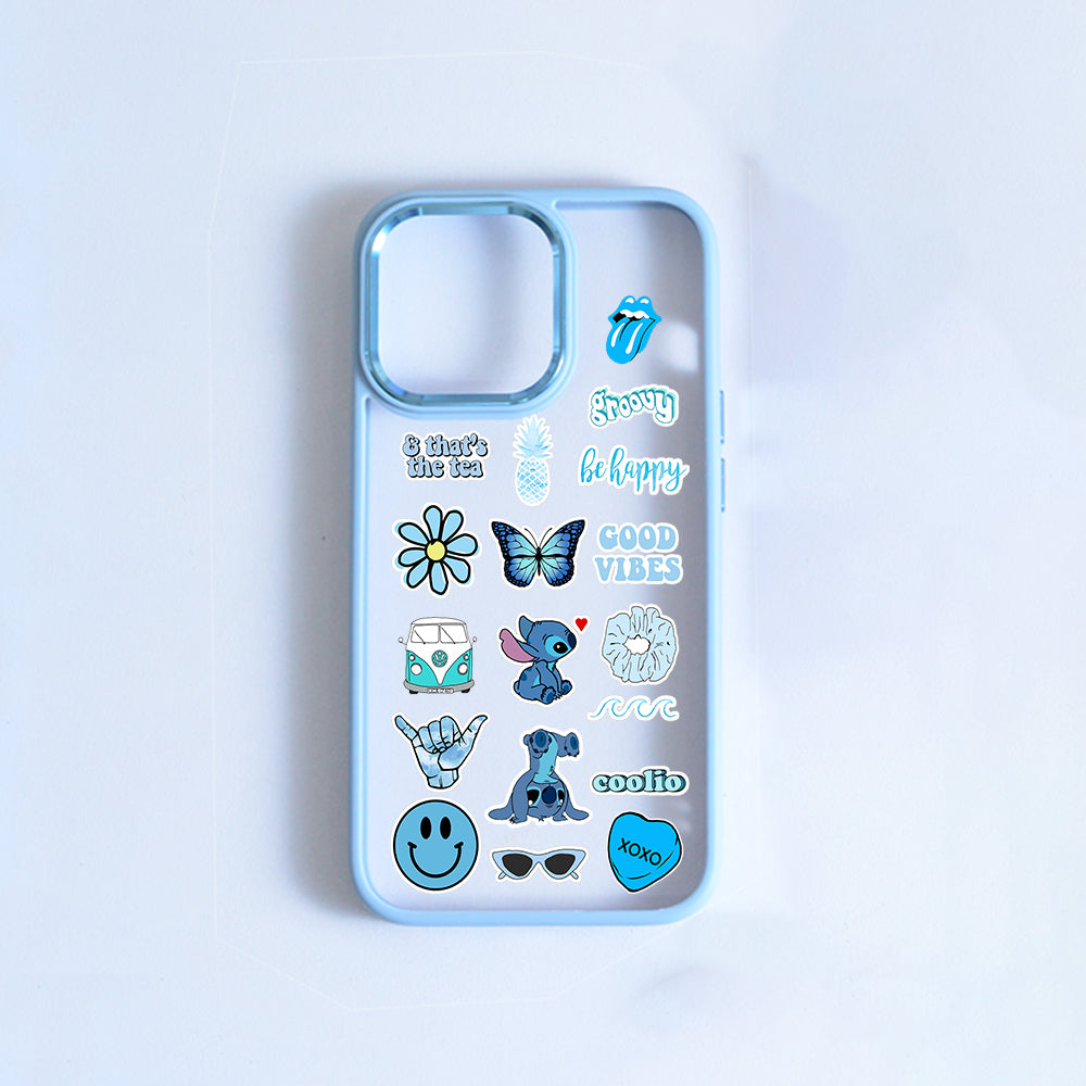 Coolio Blue Border Case