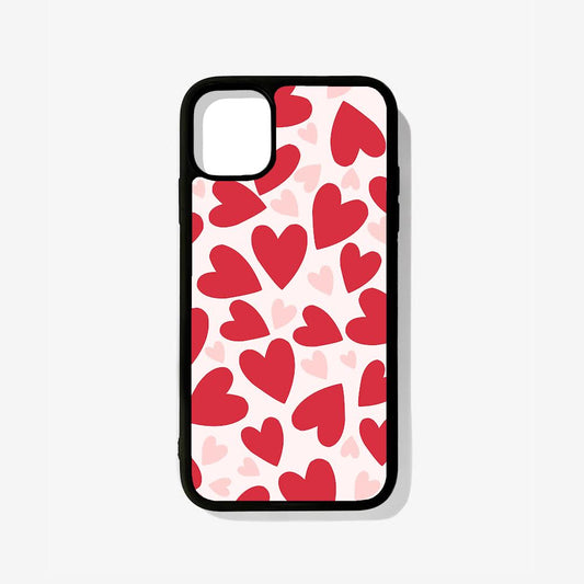 All Models Love Hearts Glass Case