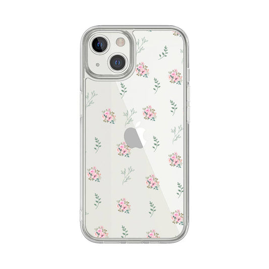 Pink Floral Clear Case