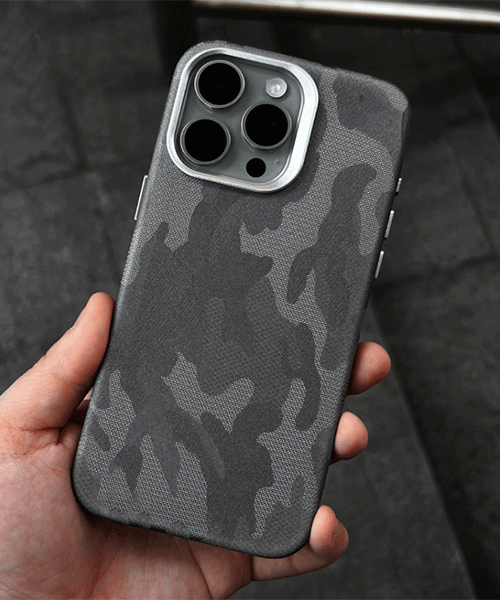 Microfiber Camouflage Magsafe Case iPhone