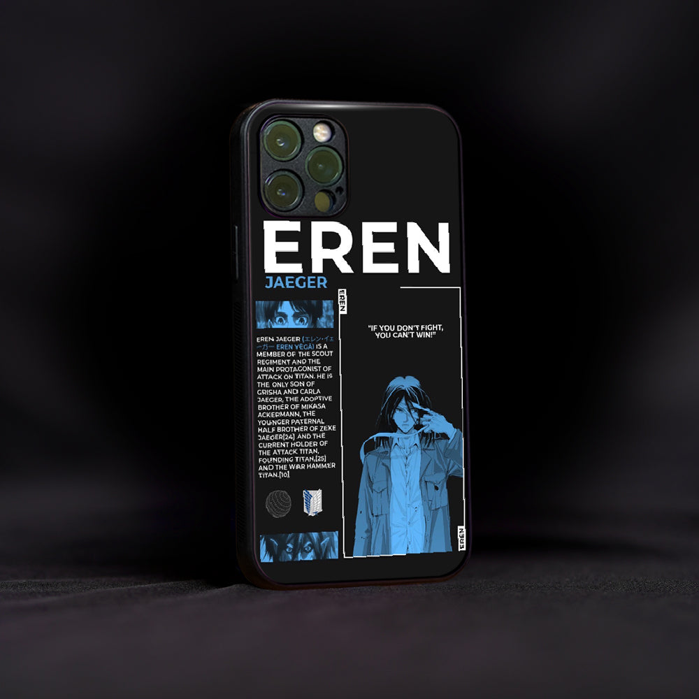 Eren Yeager glossyCase - Case On