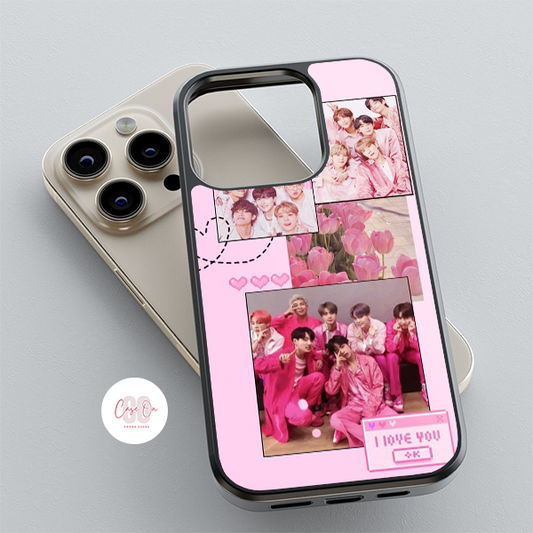 Pink BTS Phone Case