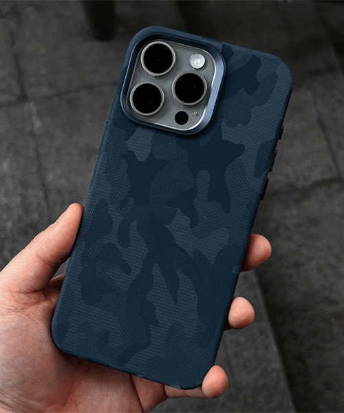 Microfiber Camouflage Magsafe Case iPhone