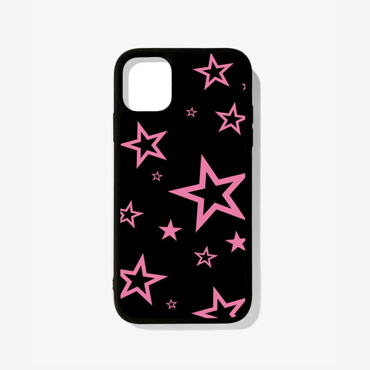 All Models Pink Star Glass Case