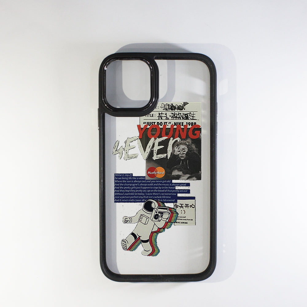 4ever Young Black Border Case