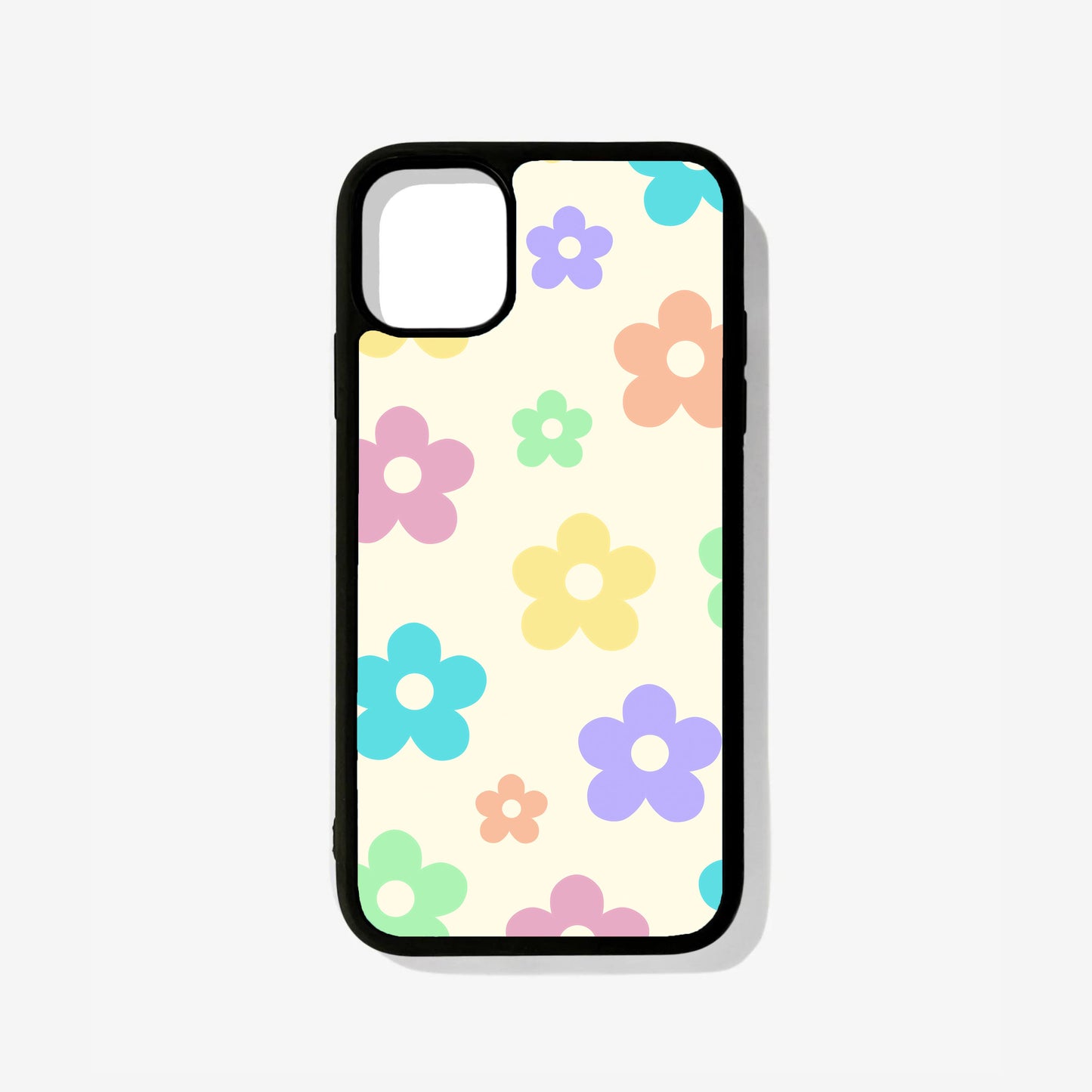 Pastel Daisy Glass Case