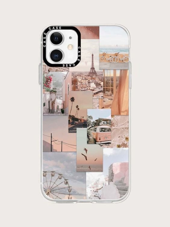 Urban Chic Travel Collage Phone Case