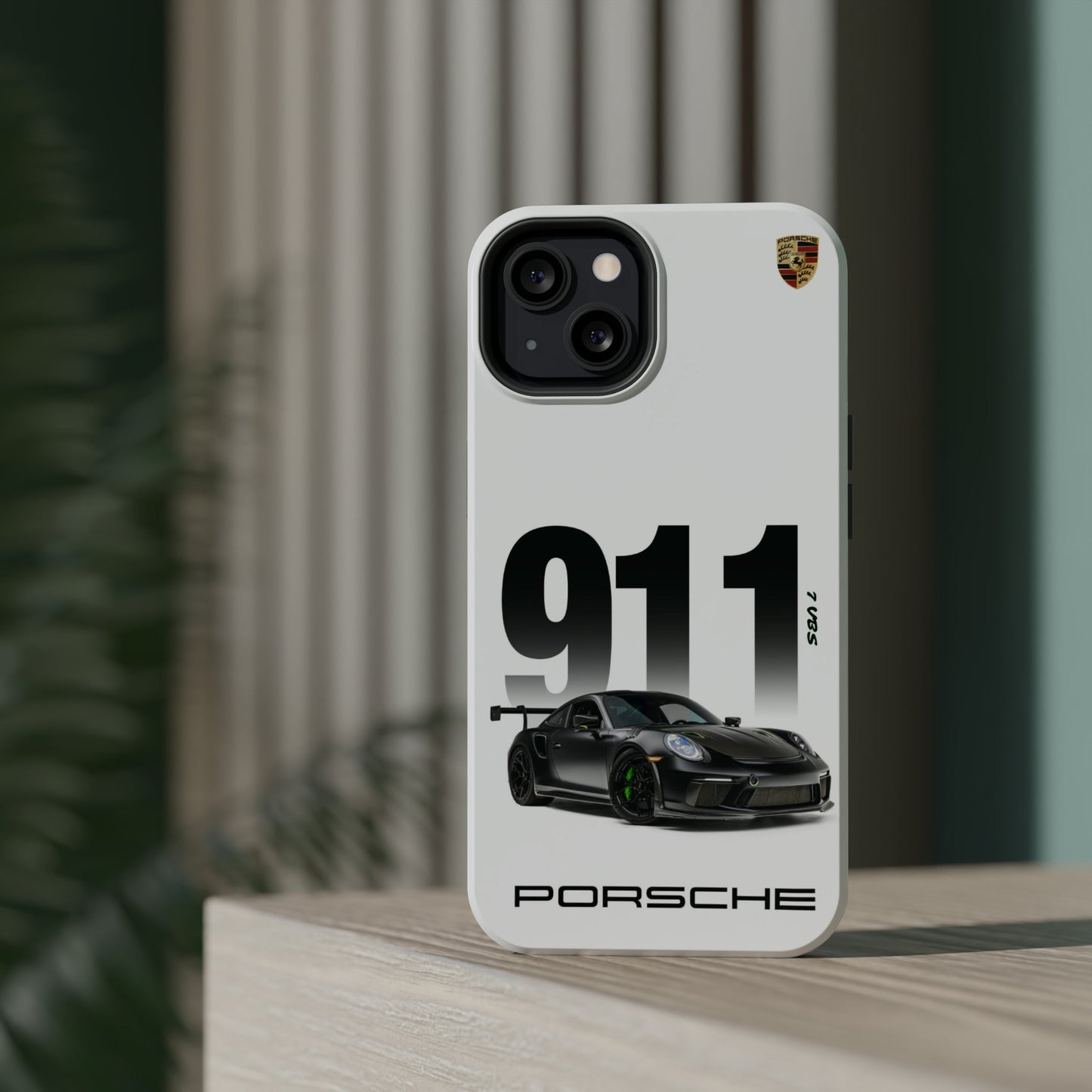 Porsche 911 Black-White Phone Case