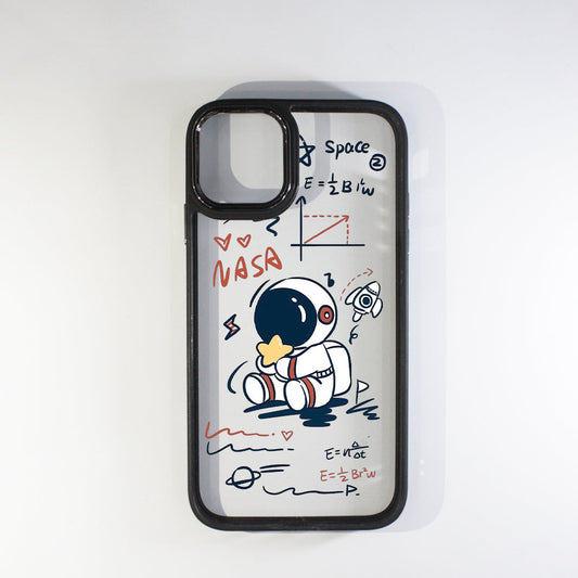 Astronaut Black Border Case