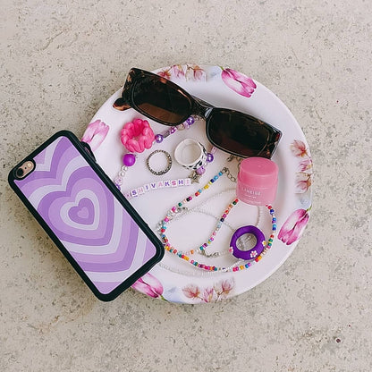 All Models Lavender Heart Phone Case