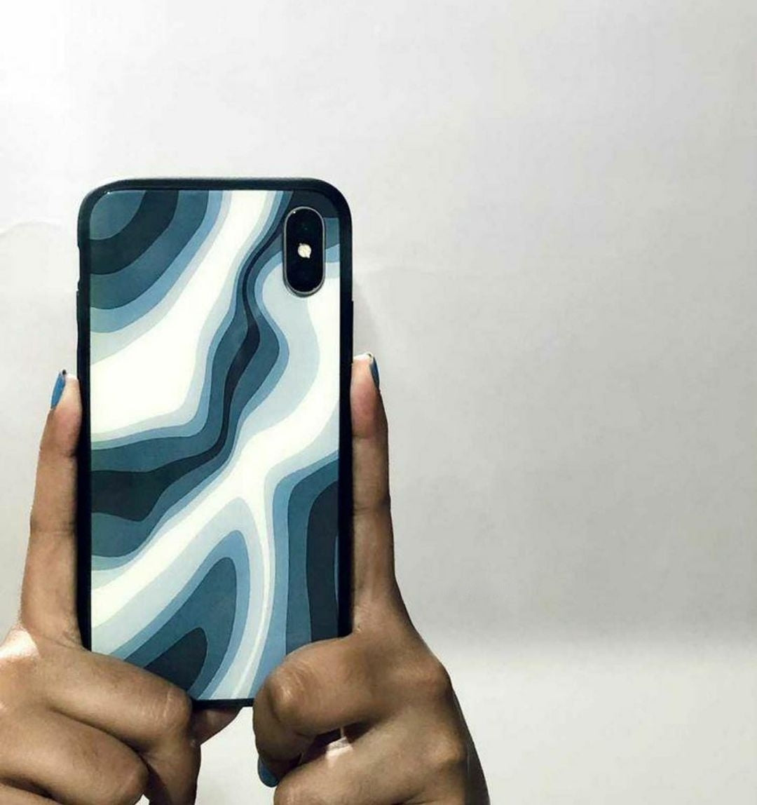 All Models Blue Swirl Phone Case