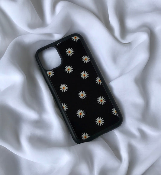 All Models Black Daisy Phone Case