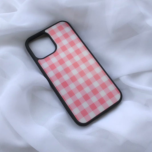 All Models Pink Plaid Case