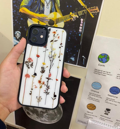 White Floral Phone Case