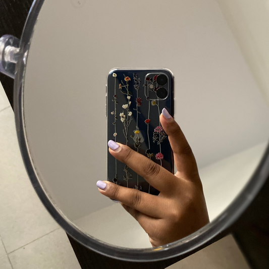 All Models Floral Clear Case