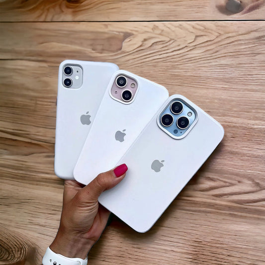 White Silicone Case Iphone