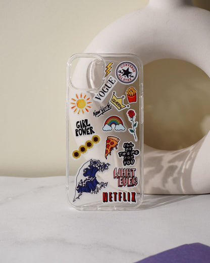 Chill Trendy Aesthetic sticker Sillicon Case - Case On