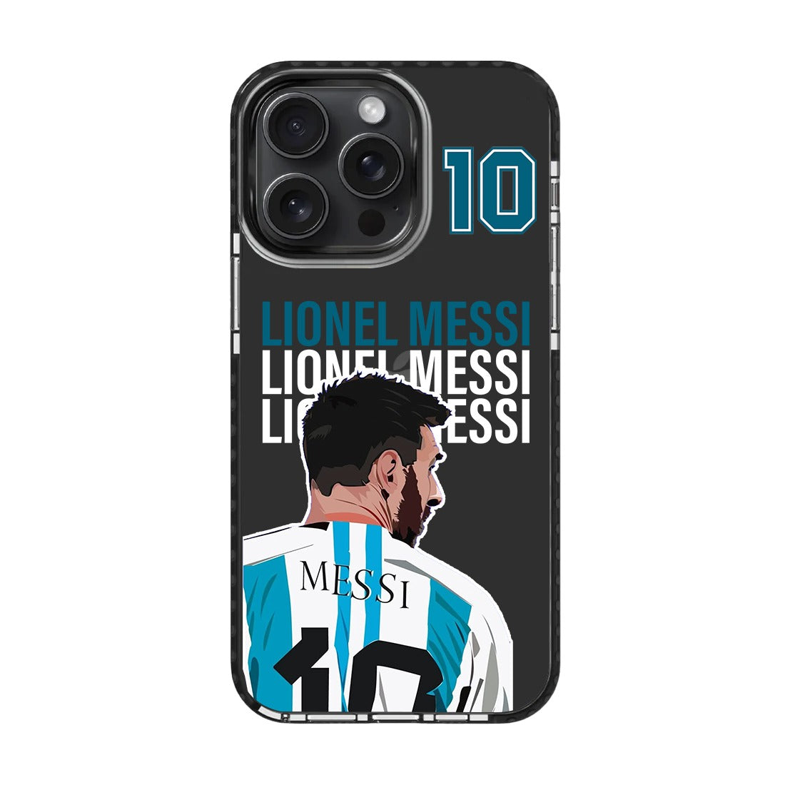 Messi Border Lionel Messi Reverb Case For iPhone Models Black border case Anti ...
