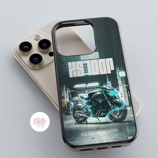 Blue Bike Phone Case