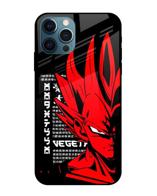 All Models Red Vegeta Premium Glass Case