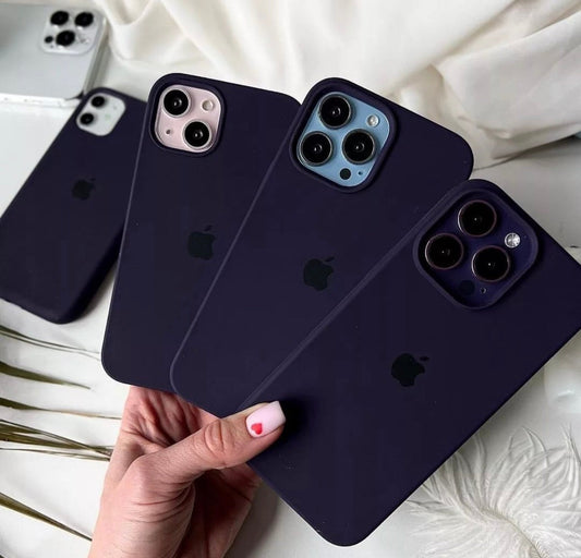 Deep Purple Iphone Silicone Case