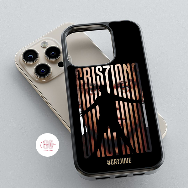 Ronaldo Dark Phone Case Football