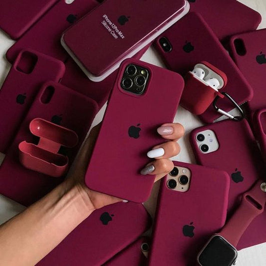 Plum Silicone IPhone Case