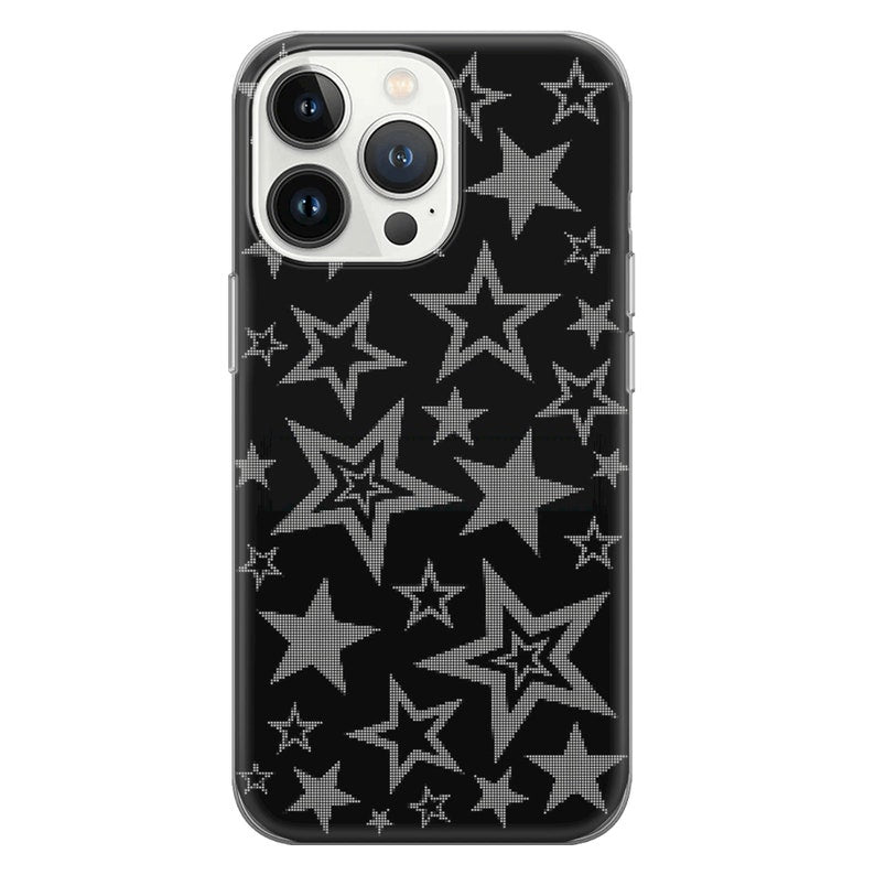 Retro Stars Pattern Aesthetic Phone Case Vintage Cover