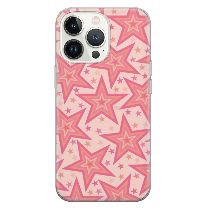 Retro Stars Pattern Aesthetic Phone Case Vintage Cover