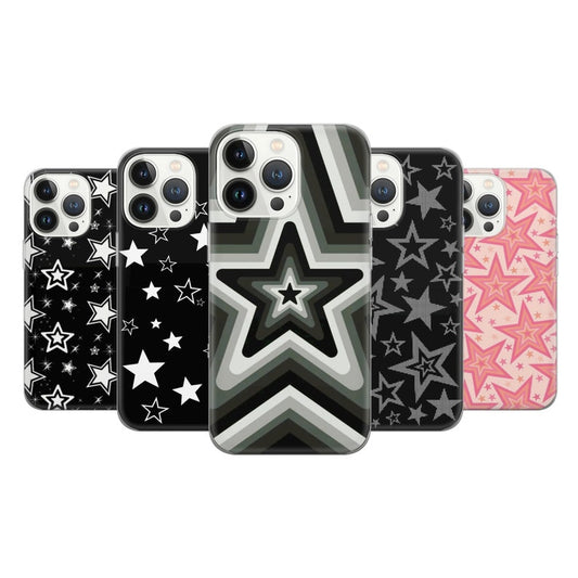 Retro Stars Pattern Aesthetic Phone Case Vintage Cover