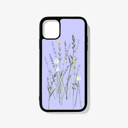 All Models Lilac Floral Glass Case