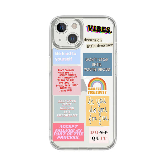 Positive Quote Clear Case