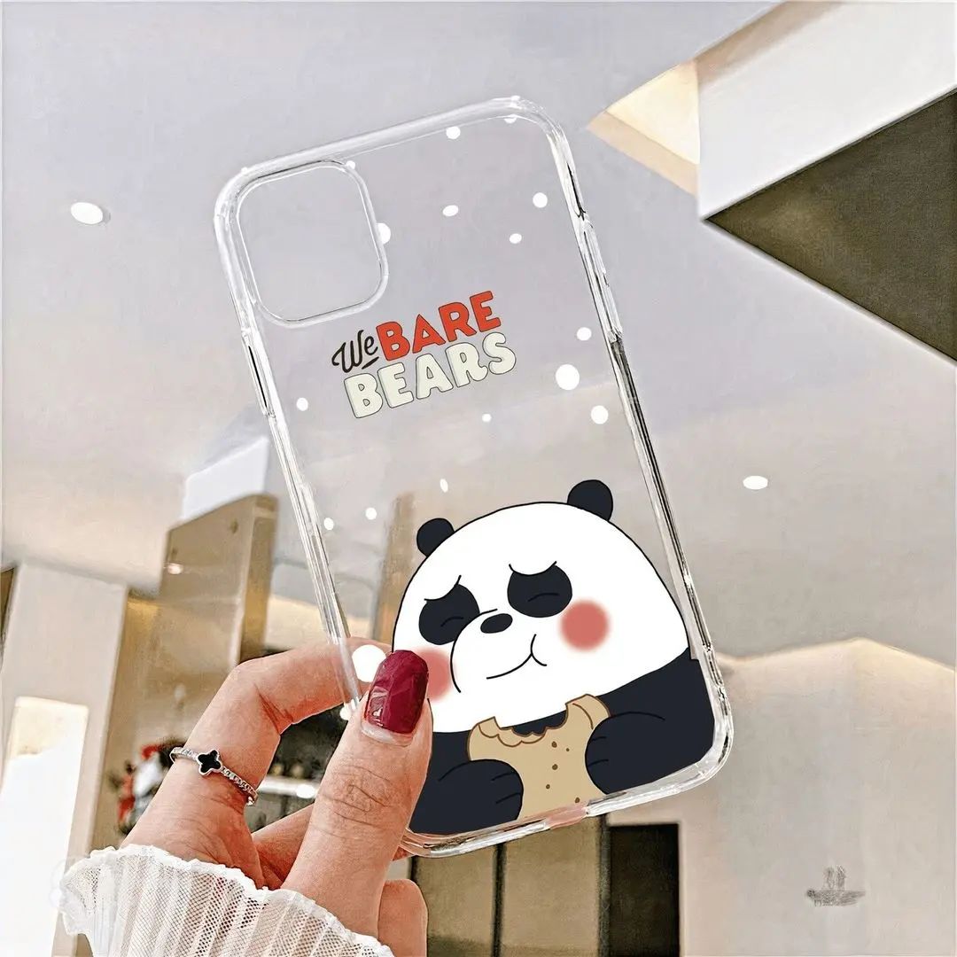 All Models Panda Transparent Cases