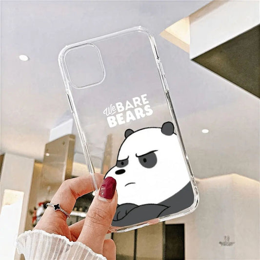 All Models Panda Transparent Cases