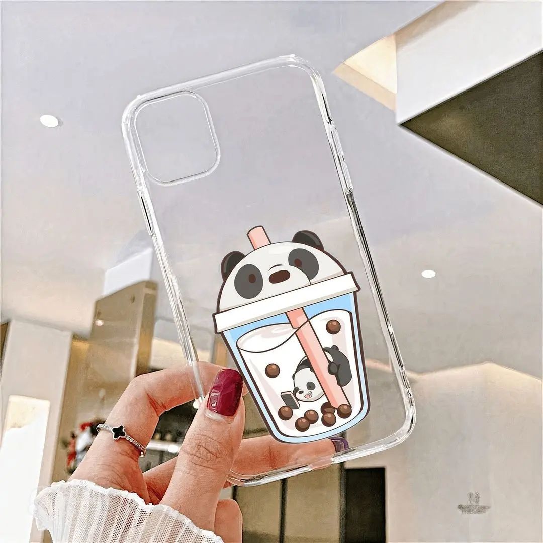 All Models Panda Transparent Cases