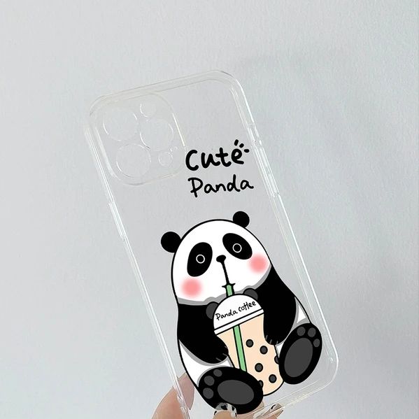 All Models Panda Transparent Cases