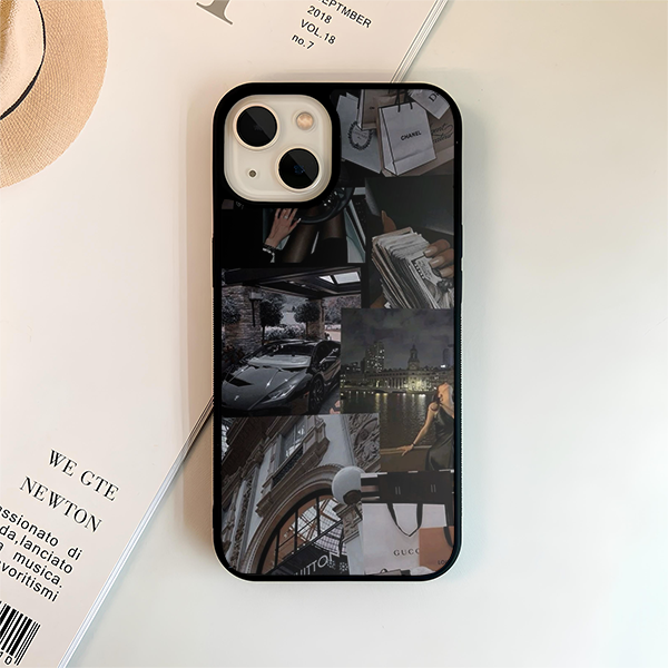 Black Collage Premium Case - Case On