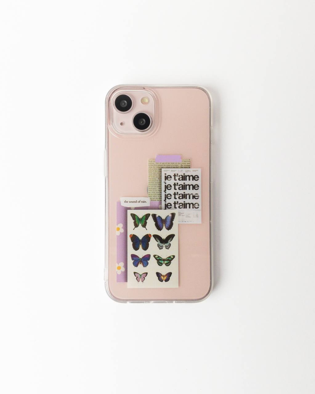 Butterfly Collage sticker Silicon Case - Case On