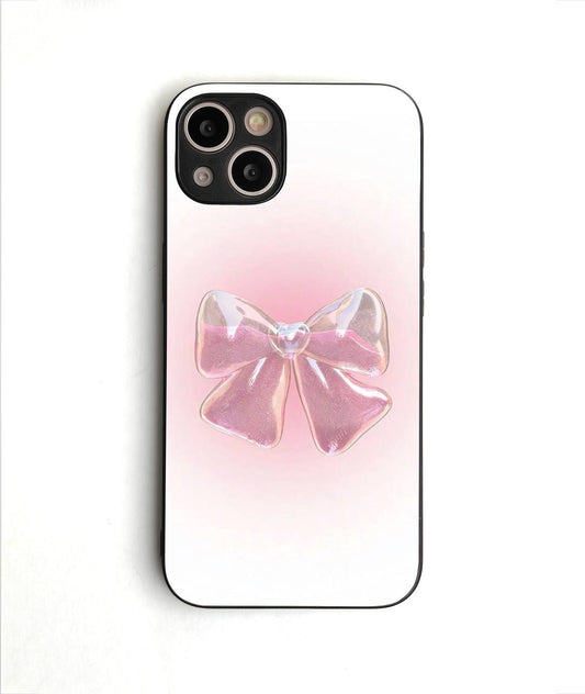 Semi Pink Bow Glossy Case - Case On