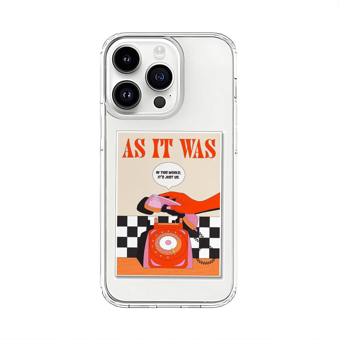 As It Was Silicon sticker case - Case On