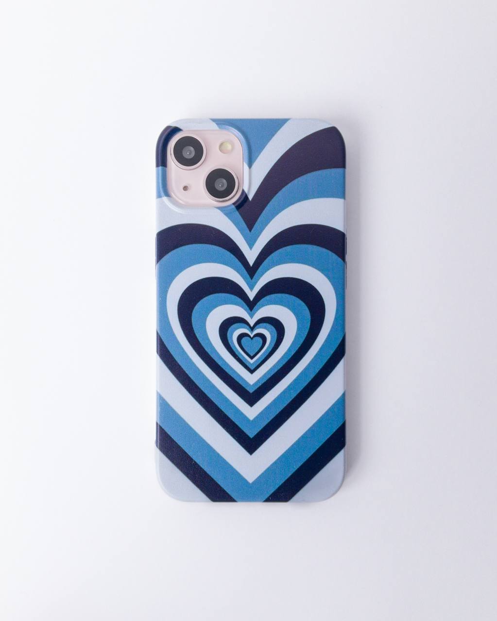 Blue Heart Pattern sticker Silicon Case - Case On