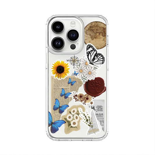 Aesthetic Flower Sticker Case - Case On