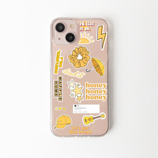 Yellow Aesthetic Sticker Cases - Case On