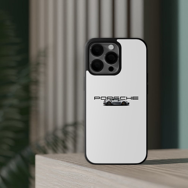 The White Porsche Car Phone Case - Case On