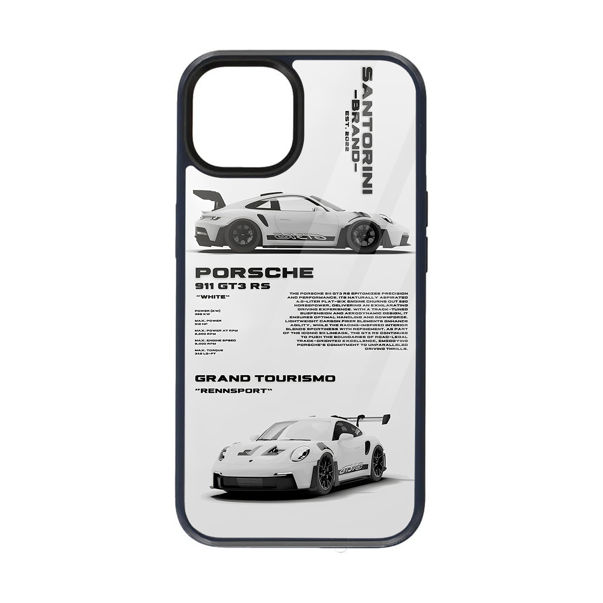 White Speed Car Case - Case On